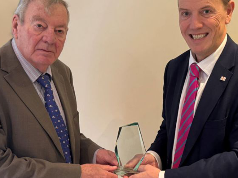 Paul Sykes recognised with Steve Butterworth Award